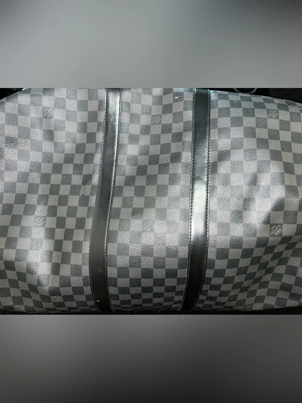 Louis Vuitton Keepall Bandouliére 55 - Damier Graphite Canvas